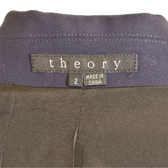 Theory Nichelle Broadway Navy Blazer NWOT - Picture 13 of 15